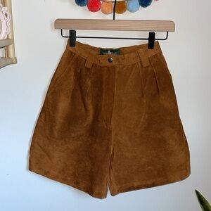Vintage Hunt Club Leather Shorts